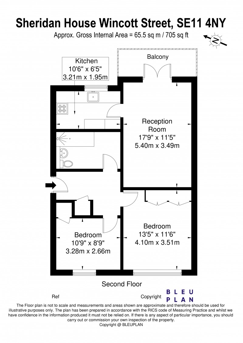 Floorplans For Sheridan House, Wincott Street