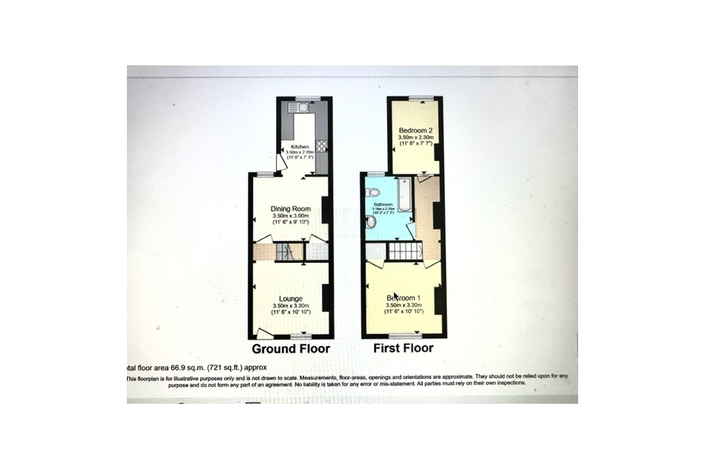 Floorplan for Kirkdale Road, Tunbridge Wells, TN1 2SD